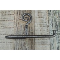 Artisan 'SNAIL' Toilet Roll Holder - Hand Forged - Antique Iron Finish