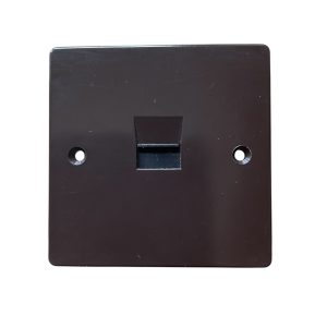 Bakelite Telephone socket which can directly replace the standard white socket