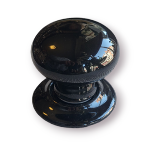 black ceramic door knobs