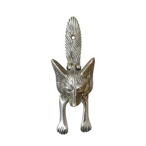 Fox Door Knocker - Small Brass