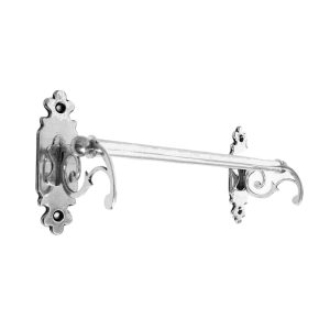 Classic Small Towel Rail Antique Silver