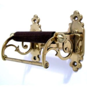 Classic Toilet Roll Holder - Polished Brass