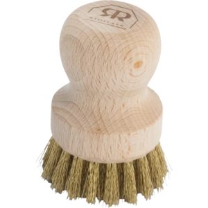 Redecker grill brush with brass wire bristles