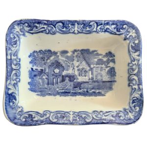 Vintage Abbey Ware Shredded Wheat Dish