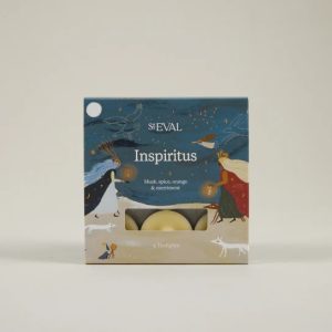 St. Eval Scented Christmas Tealights – 9-pack of festive scented tealights in Inspiritus, Orange & Cinnamon, and Winter Thyme fragrances