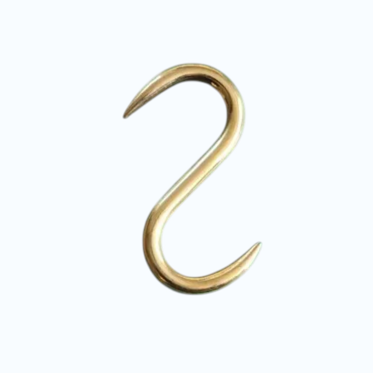 Traditional Cast Brass S Hook – Small