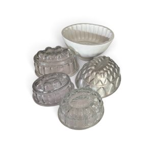 Collection of vintage jelly moulds