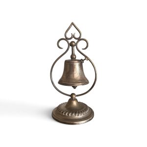Antique Nickel Plated Counter Bell
