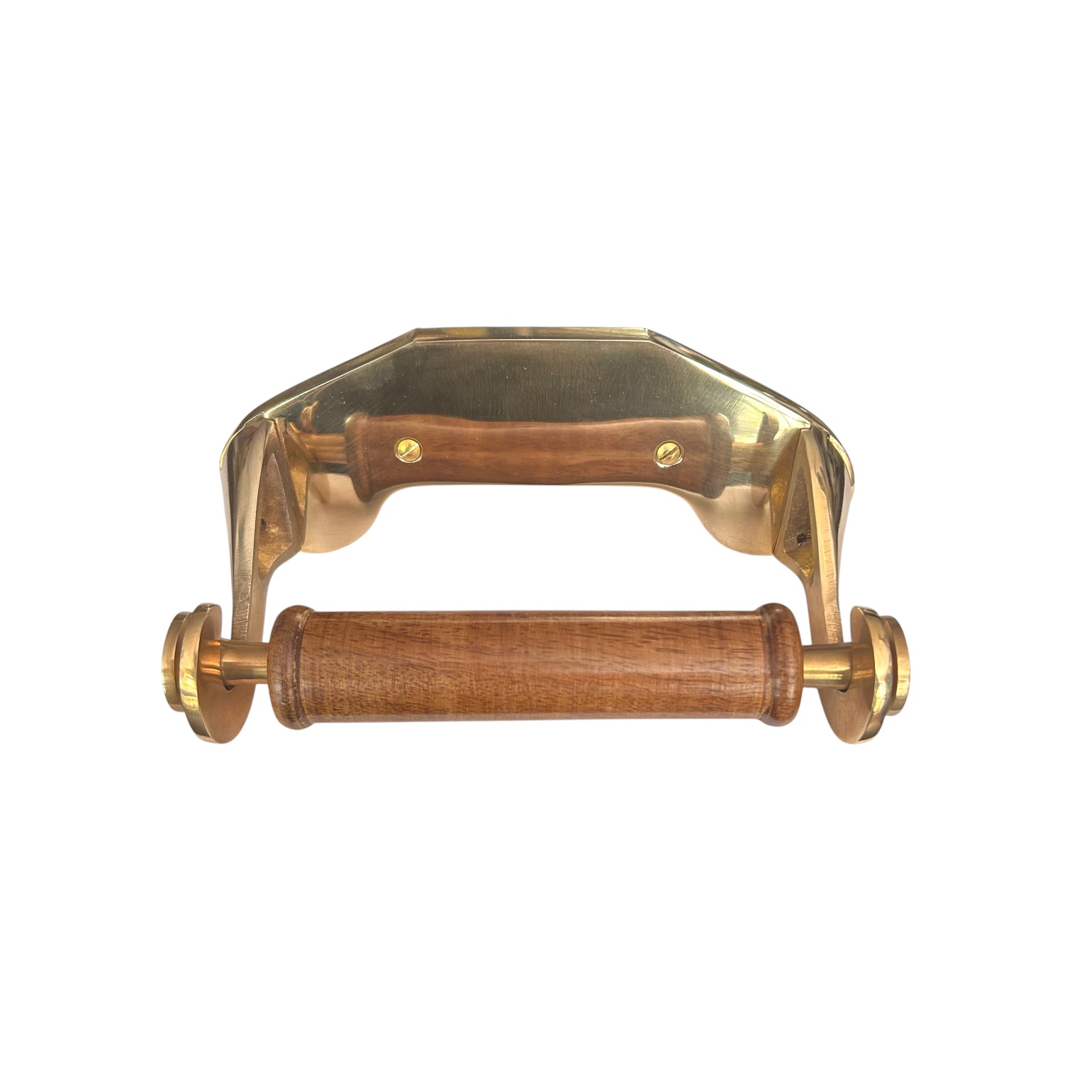 Traditional Solid Brass Toilet Roll Holder