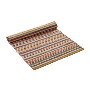 Retro Stripe Cotton Rug