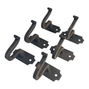 Hand Forged Curtain Rail Brackets – Beeswax – Set of 6
