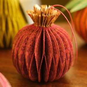 Pomegranate Honeycomb Paper Decoration | East End Press