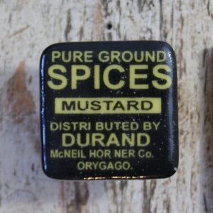 Spice Ceramic Cupboard Knob – Square Vintage Design
